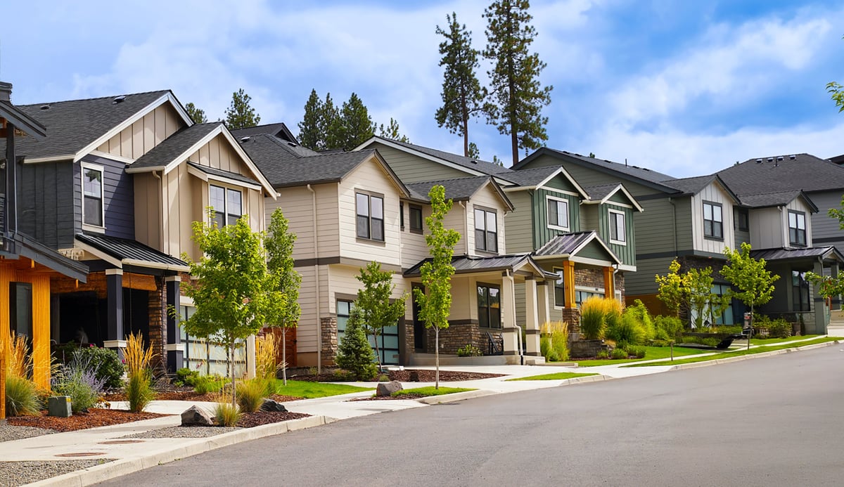 Quiet suburban neighborhood